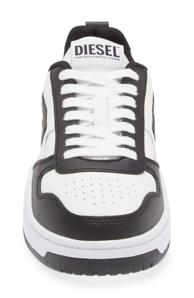 Shop Diesel Ukiyo Sneaker In White/ Black Multi