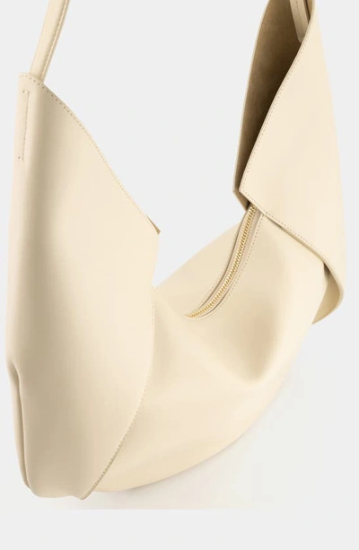 Ree Projects Large Riva Calfskin Tote In Beige