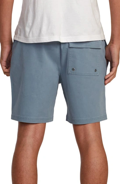 Rvca Escape Solid Shorts In Industrial Blue