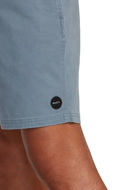 Rvca Escape Solid Shorts In Industrial Blue
