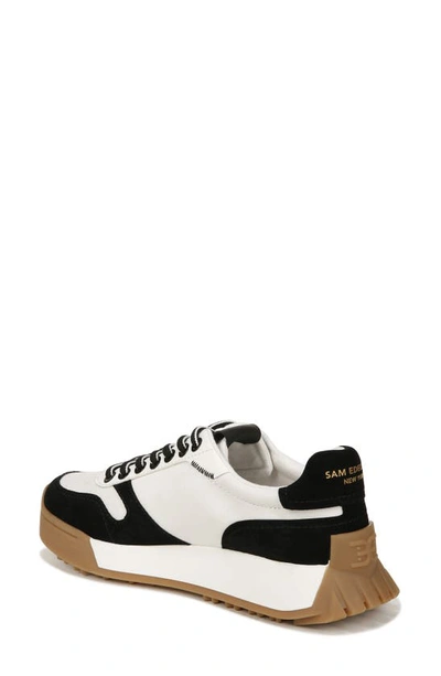Shop Sam Edelman Layla Sneaker In Black/ White