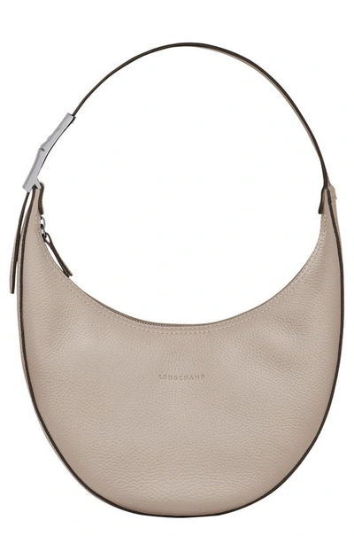 Shop Longchamp Roseau Essential Half Moon Hobo Bag In Clay