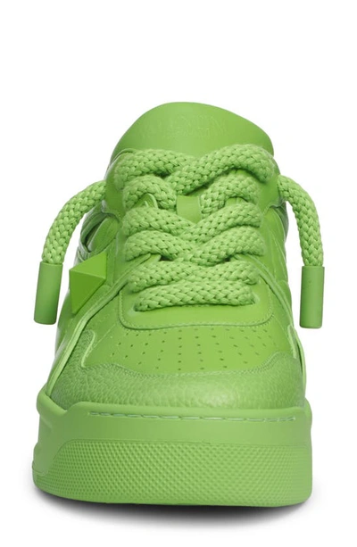 Shop Valentino Xl One Stud Low Top Sneaker In Ml9-new Green Couture