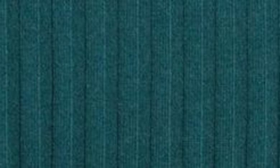 Shop Nordstrom Rib Long Sleeve Midi Sweater Dress In Green Garnet