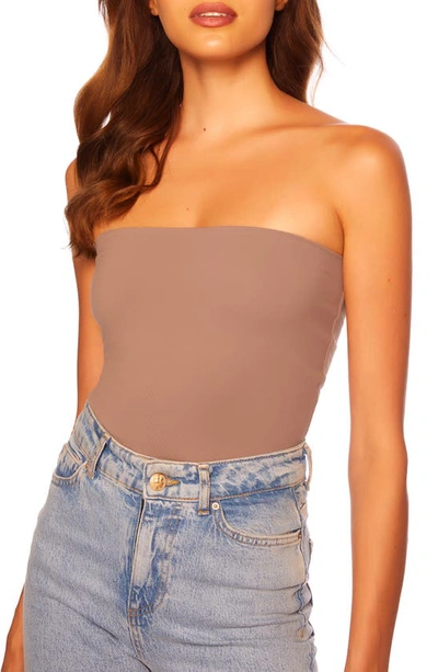 Shop Susana Monaco Core Tube Top In Coco