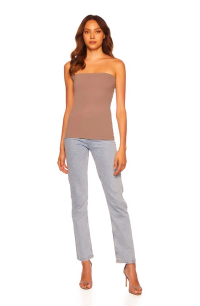 Susana Monaco Strapless Tube Top In Coco