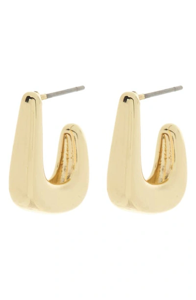 Shop Area Stars Liza Geometric Hoop Earrings In Gold