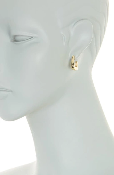 Shop Area Stars Liza Geometric Hoop Earrings In Gold