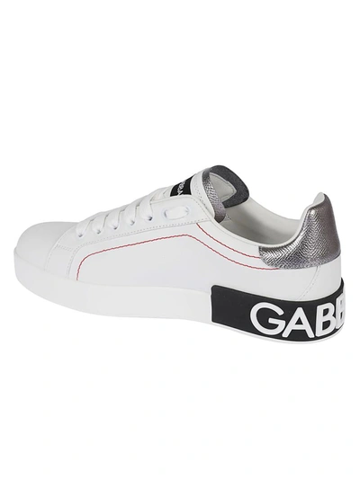 Shop Dolce & Gabbana - Portofino Low-top Sneakers In White