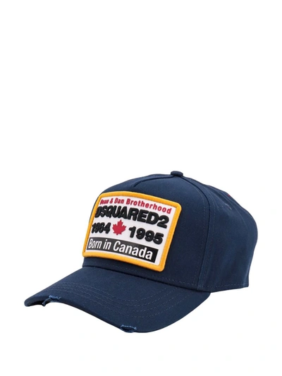 Shop Dsquared2 Hat In Blue