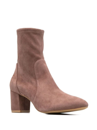 Shop Stuart Weitzman Boot In Taupe