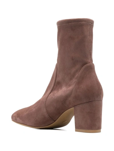 Shop Stuart Weitzman Boot In Taupe