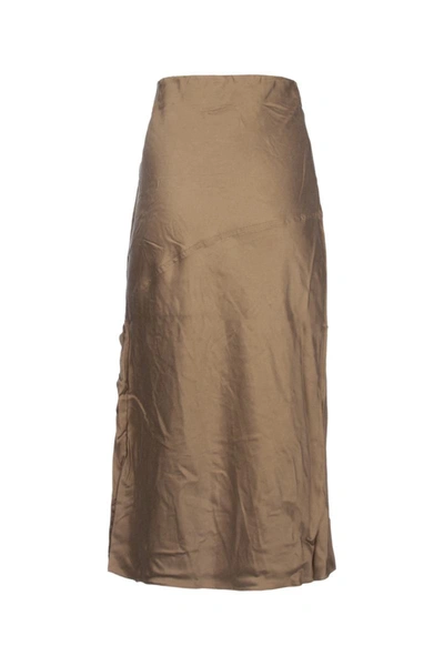 Shop Yuzefi Skirts In Taupe