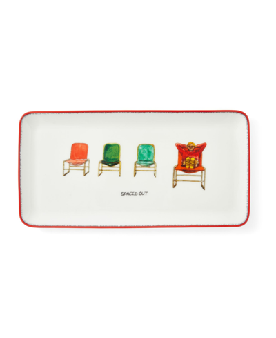 Kit Kemp For Spode Doodles 12" Sandwich Platter In Assorted