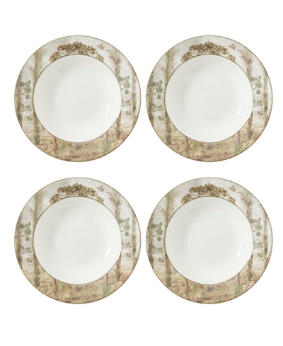 Kit Kemp For Spode Tall Trees 4 Piece Pasta Bowls Set, Service For 4 In Assorted