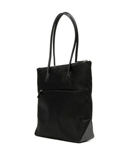 Shop Agnès B. Logo-plaque Shoulder Bag In Black