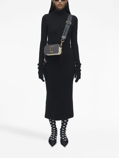 Marc Jacobs Sac The Snapshot En Cuir In Grey