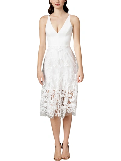 Shop Dress The Population Darleen Womens Mesh G Cocktail And Party Dress In White