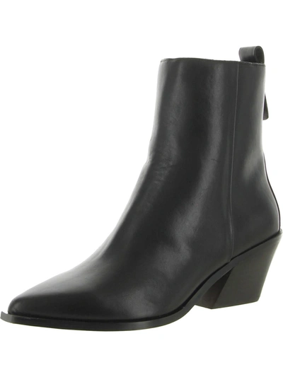 Shop Sanctuary Yolo Womens Leather Zip Up Ankle Boots In Black