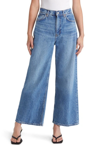 Shop Reformation Cary High Waist Wide Leg Jeans In Colorado