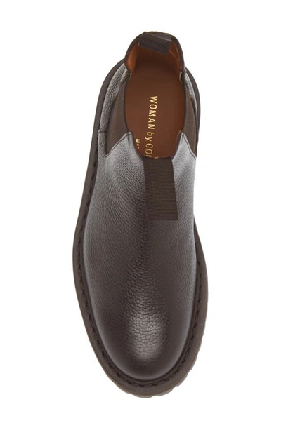Common Projects Brown Stamped Chelsea Boots In Brown