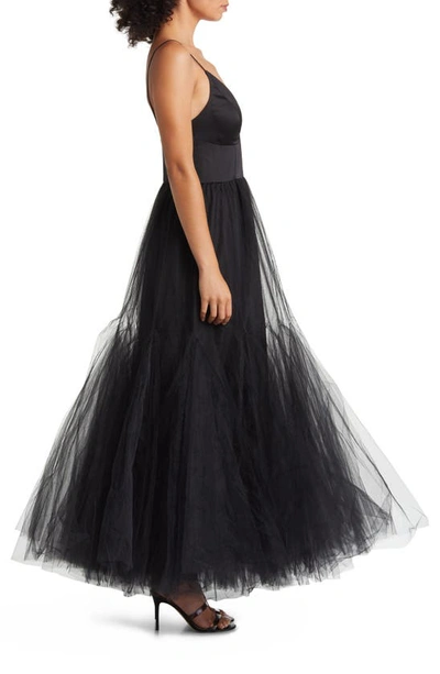 Shop Hutch Lucia A-line Gown In Black