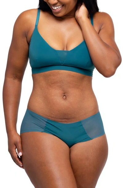 Shop Uwila Warrior Happy Seams 2-pack Mesh Trim Briefs In Blue Coral