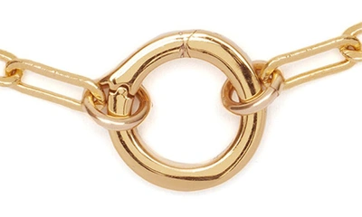 Shop Made By Mary Jude Link Lock Bracelet In Gold