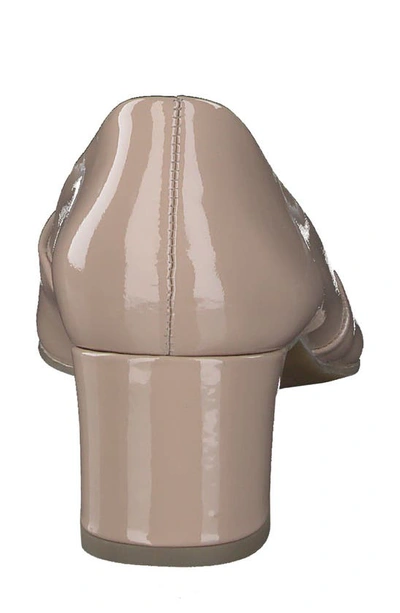 Shop Paul Green Rendi Pointed Toe Pump In Sahara Soft Patent