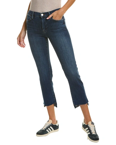 Shop Frame Le High Stover Straight Jean In Blue