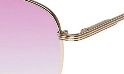 Shop Le Specs The Charmer Aviator Sunglasses In Bright Gold