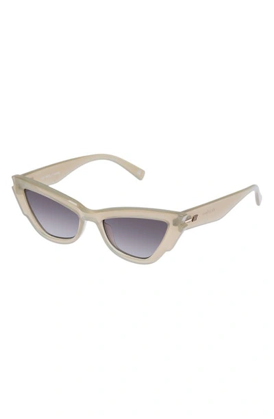 Shop Le Specs Lost Days Cat Eye Sunglasses In Pistachio