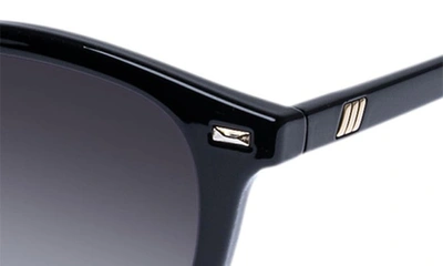 Shop Le Specs Round Sunglasses In Black