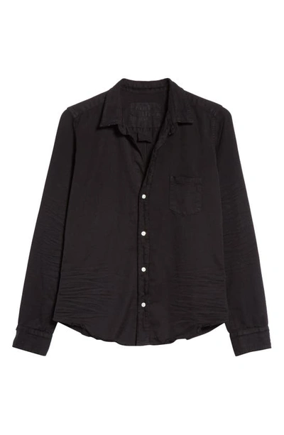 Shop Frank & Eileen Barry Denim Button-up Shirt In Blackout