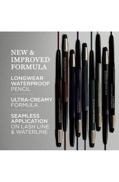 Shop Lancôme Le Stylo Waterproof Long Lasting Eyeliner In 07 Minuit Illusion