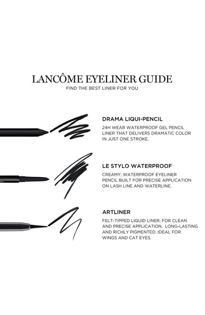 Shop Lancôme Le Stylo Waterproof Long Lasting Eyeliner In 07 Minuit Illusion