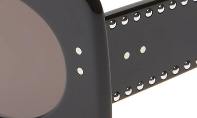 Shop Alaïa 51mm Oval Sunglasses In Black