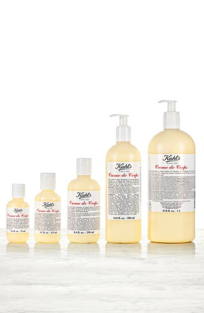 Kiehl's Since 1851 Crème De Corps Refillable Hydrating Body Lotion With Squalane 33.8 oz/ 1 L In Bottle