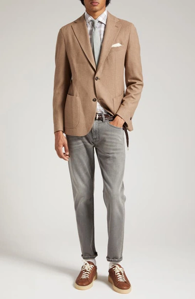 Eleventy Low-rise Straight-leg Jeans In Medium Grey