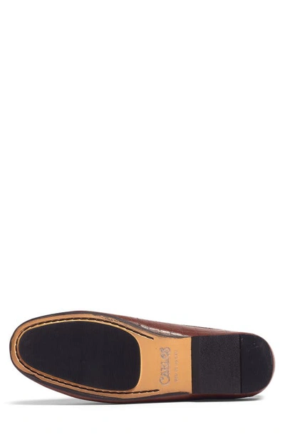 Carlos Santana Cronos Alli Croc Embossed Mule In Brown