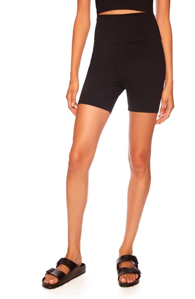 Shop Susana Monaco Core Bike Shorts In Black