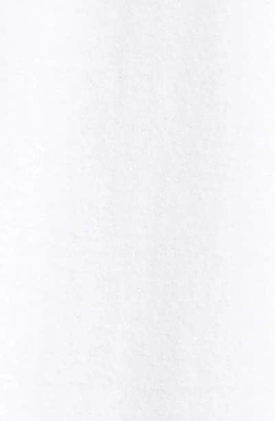Stone Island Embroidered Cotton Jersey T-shirt In White