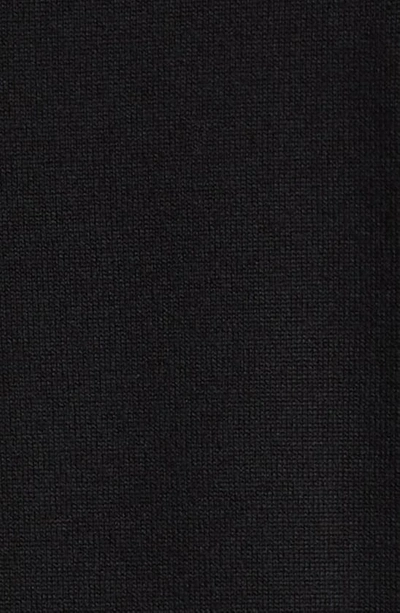 Stone Island Lightweight Wool Crew Neck Pullover In Black