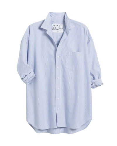 Shop Frank And Eileen Shirley Button Up In Blue