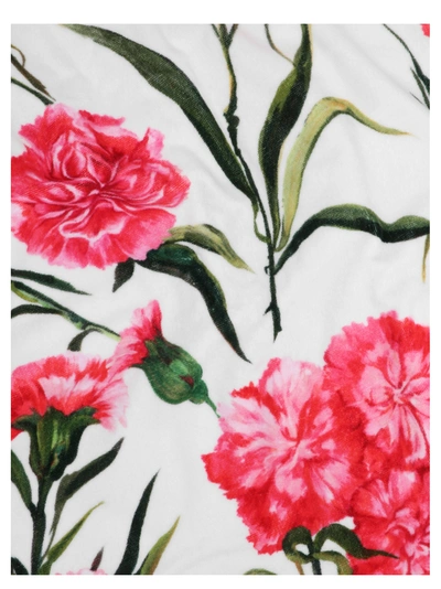 Shop Dolce & Gabbana 'carnation' Beach Towel