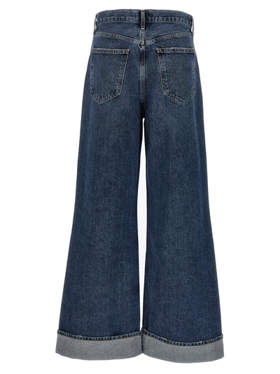 Shop Agolde Dame Jeans Blue