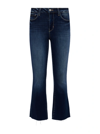L Agence Kendra Crop Flare Jean In Columbia In Columbia