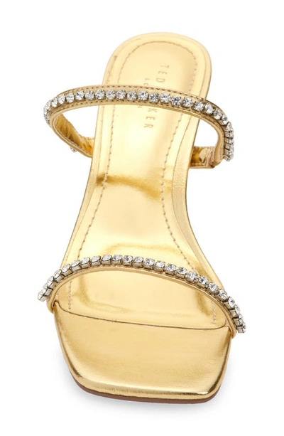 Ted Baker Rinata Sandal In Gold