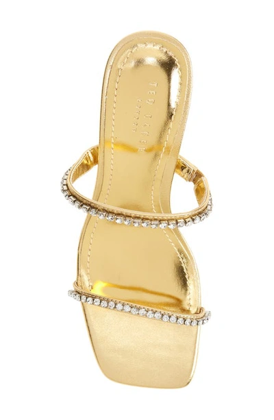 Ted Baker Rinata Sandal In Gold