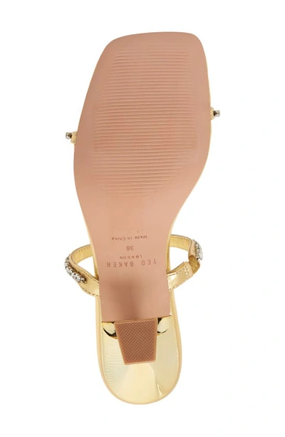 Ted Baker Rinata Sandal In Gold